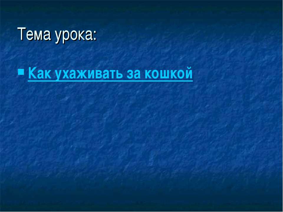 Как ухаживать за кошкой - Скачать школьные презентации PowerPoint бесплатно | Портал бесплатных презентаций school-present.com