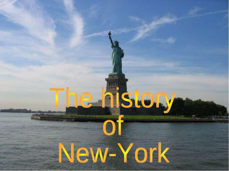 The history of New-York