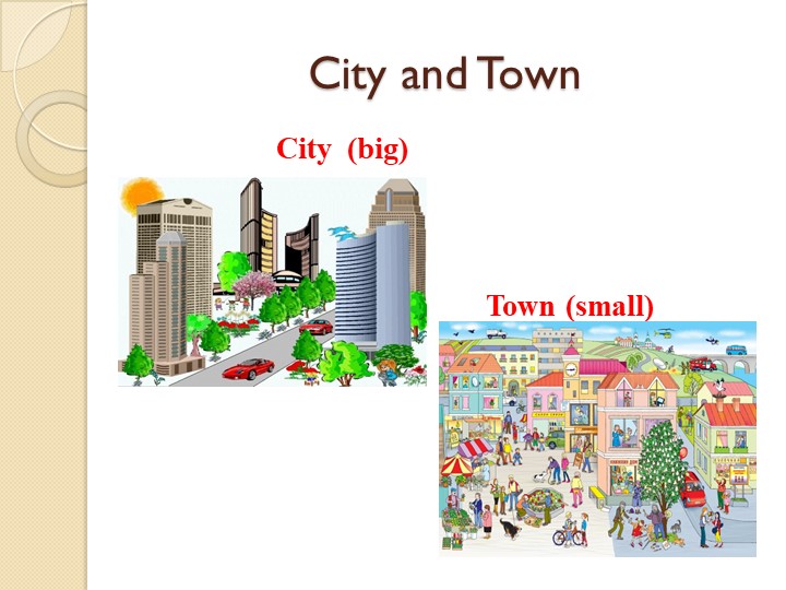 Презентация по английскому языку "City and Town" - Скачать школьные презентации PowerPoint бесплатно | Портал бесплатных презентаций school-present.com