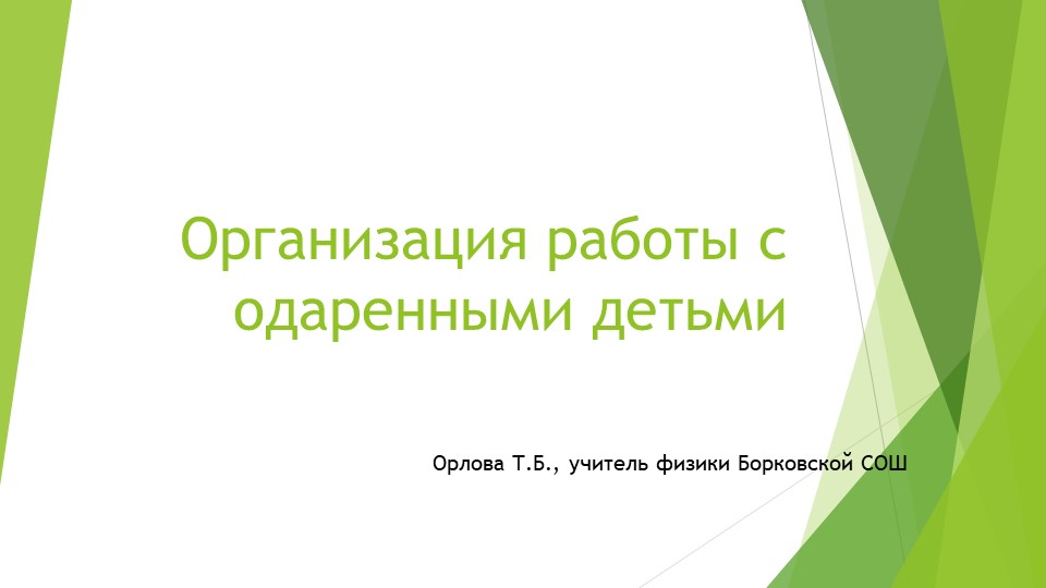 Презентация "Оганизация работы с одаренными детьми" - Скачать школьные презентации PowerPoint бесплатно | Портал бесплатных презентаций school-present.com