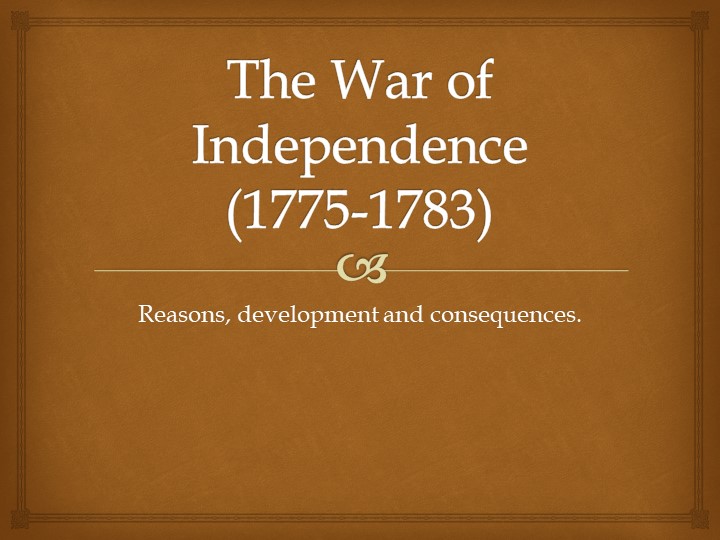 Презентация "Война за независимость в США" - Скачать школьные презентации PowerPoint бесплатно | Портал бесплатных презентаций school-present.com