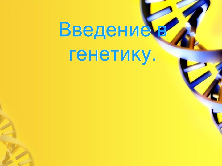 Презентация по биологии "Введение в генетику" - Скачать школьные презентации PowerPoint бесплатно | Портал бесплатных презентаций school-present.com