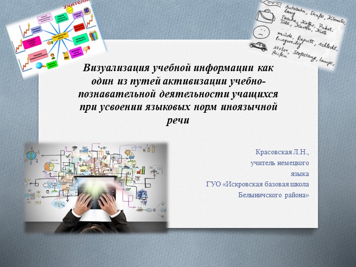 "Визуализация учебной информации как один из путей активизации учебно-познавательной деятельности учащихся при усвоении языковых норм иноязычной речи" - Скачать школьные презентации PowerPoint бесплатно | Портал бесплатных презентаций school-present.com
