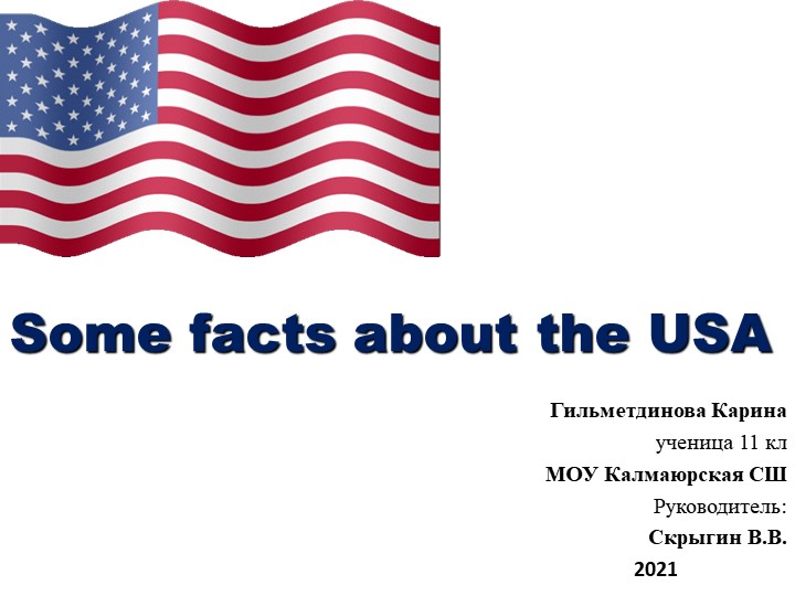 Презентация : Some facts about the USA" - Скачать школьные презентации PowerPoint бесплатно | Портал бесплатных презентаций school-present.com