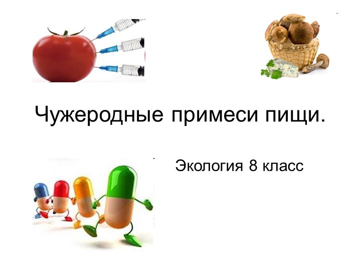 Презентация по экологии на тему: "Чужеродные примеси пищи" (8 класс) - Скачать школьные презентации PowerPoint бесплатно | Портал бесплатных презентаций school-present.com