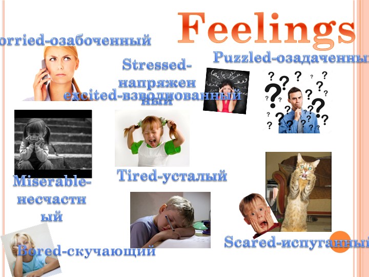 Презентация по теме Feelings (6класс) - Скачать школьные презентации PowerPoint бесплатно | Портал бесплатных презентаций school-present.com