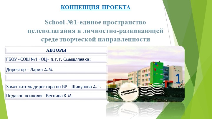 Презентация " Sсhool №1-единое пространство целеполагания в личностно-развивающей среде творческой направленности - Скачать школьные презентации PowerPoint бесплатно | Портал бесплатных презентаций school-present.com