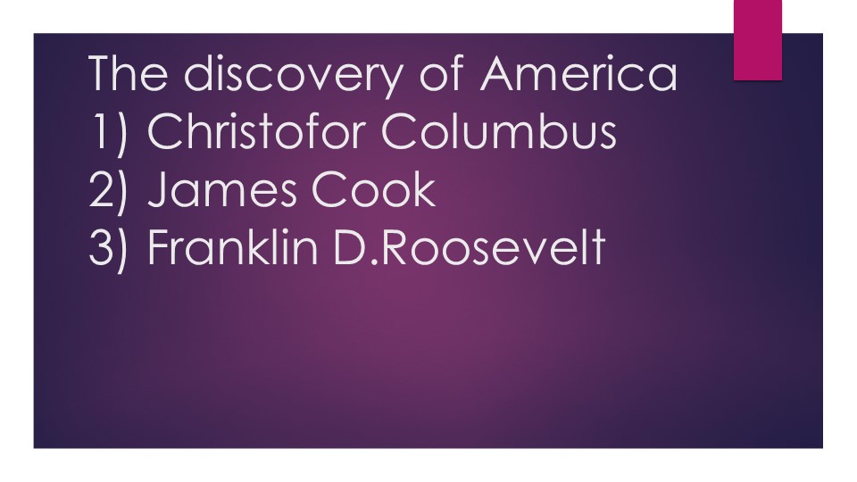 Урок английского языка в 6 классе по теме «Путешествие по Америке» учителя английского языка МБОУ «Солнечная СОШ №1» Глаголева Регина Ильгизовна. - Скачать школьные презентации PowerPoint бесплатно | Портал бесплатных презентаций school-present.com