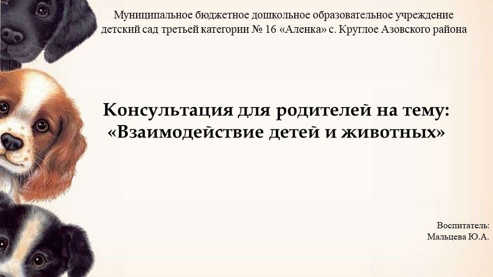 Консультация для родителей "Взаимодействие детей и животных" - Скачать школьные презентации PowerPoint бесплатно | Портал бесплатных презентаций school-present.com