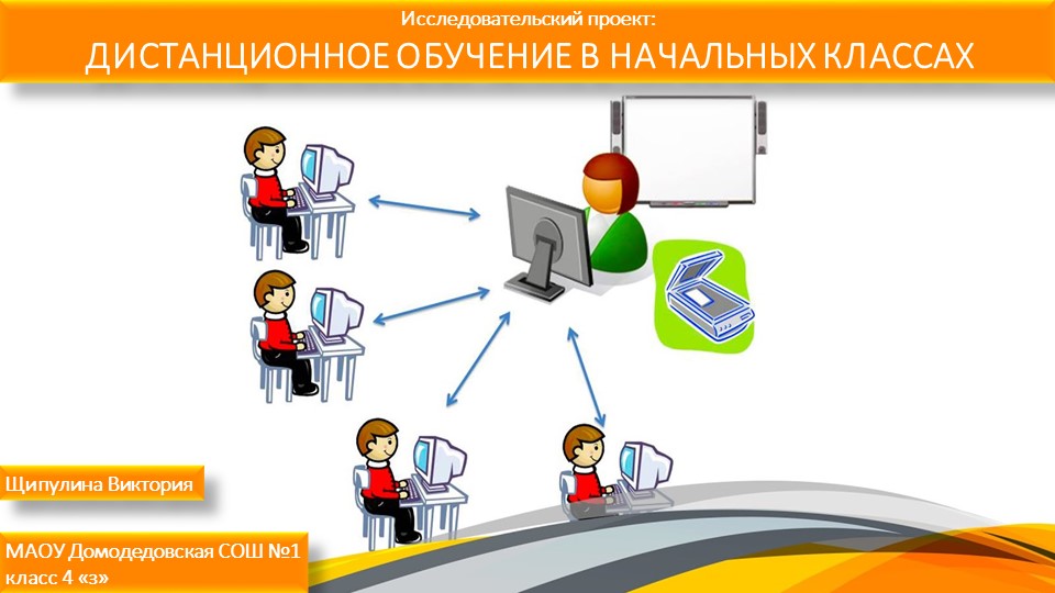 Проектная работа "Дистанционное обучение" - Скачать школьные презентации PowerPoint бесплатно | Портал бесплатных презентаций school-present.com