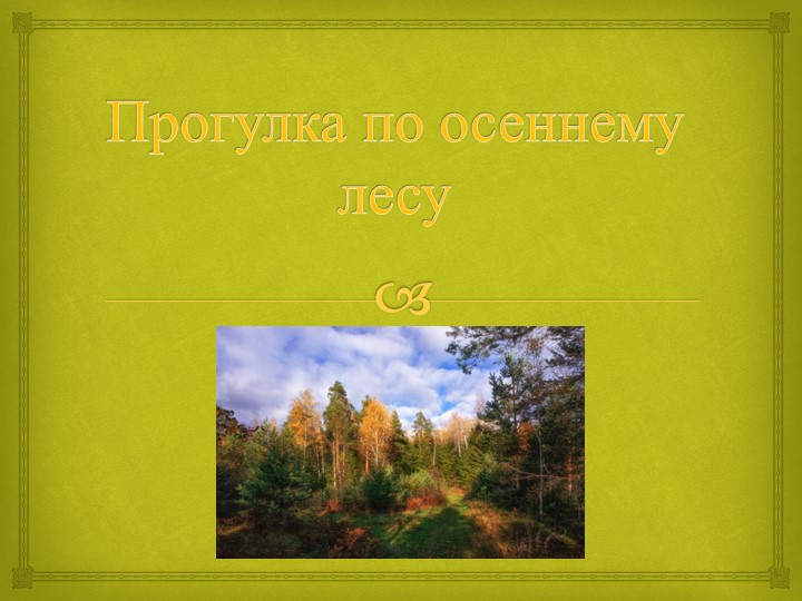 Прогулка по осеннему лесу - Скачать школьные презентации PowerPoint бесплатно | Портал бесплатных презентаций school-present.com