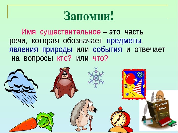 Презентация по русскому языку на тему " Имя существительное" (3 класс) - Скачать школьные презентации PowerPoint бесплатно | Портал бесплатных презентаций school-present.com