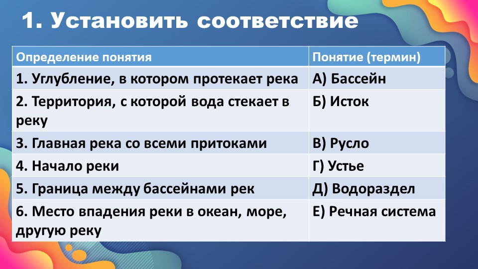 Презентация к уроку "Реки-артерии Земли". - Скачать школьные презентации PowerPoint бесплатно | Портал бесплатных презентаций school-present.com