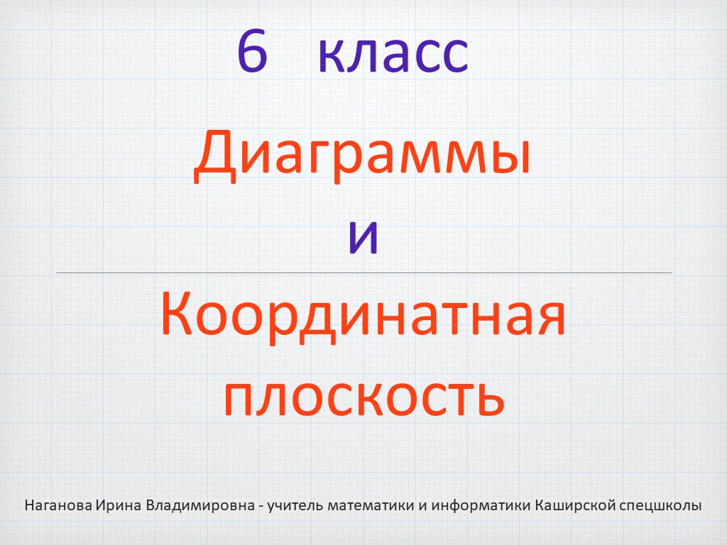 Презентация, Математика, 6 класс, тема "Диаграммы и координатная плоскость" - Скачать школьные презентации PowerPoint бесплатно | Портал бесплатных презентаций school-present.com