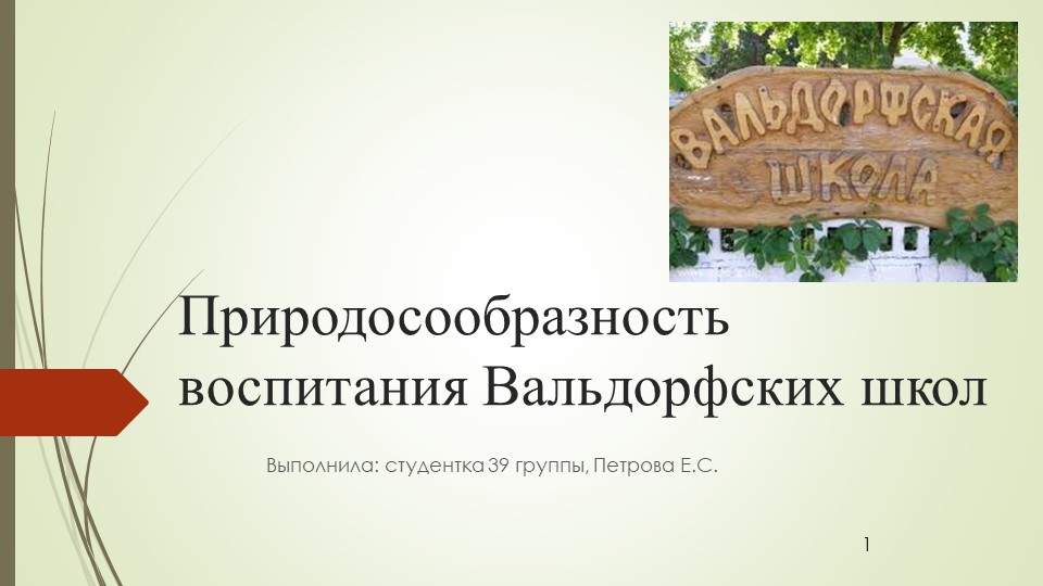 Природосообразность воспитания Вальдорфских школ - Скачать школьные презентации PowerPoint бесплатно | Портал бесплатных презентаций school-present.com