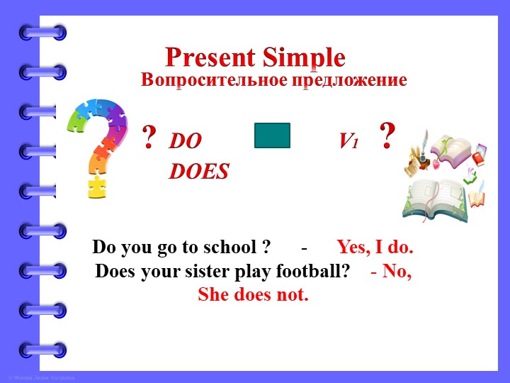 Открытый урок : класс 6 на тему"Настоящее время" - Скачать школьные презентации PowerPoint бесплатно | Портал бесплатных презентаций school-present.com