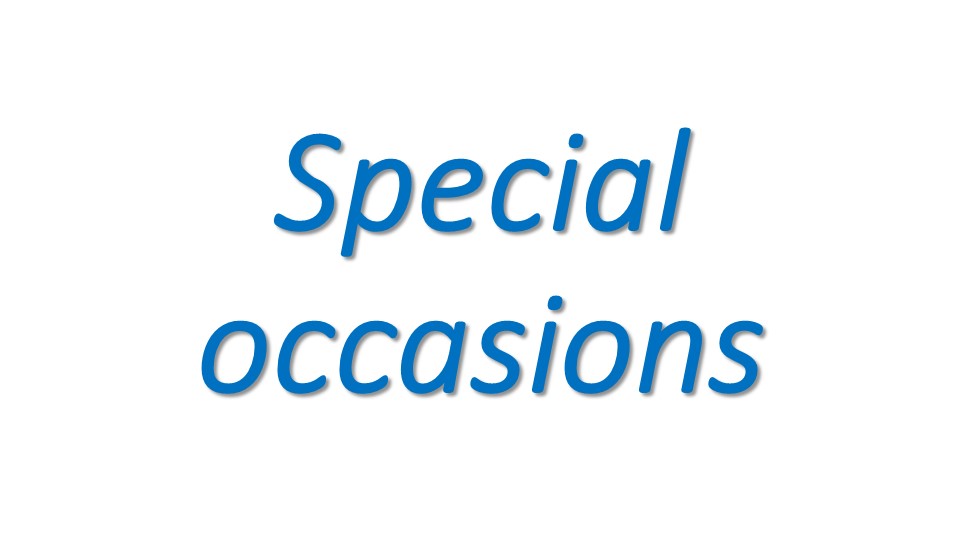 Презентация по английскому языку на тему "Special occasions" - Скачать школьные презентации PowerPoint бесплатно | Портал бесплатных презентаций school-present.com