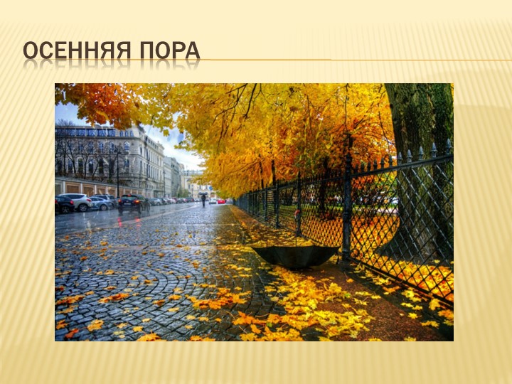 Презентация по окружающему миру, на тему:" Осенняя пора" - Скачать школьные презентации PowerPoint бесплатно | Портал бесплатных презентаций school-present.com