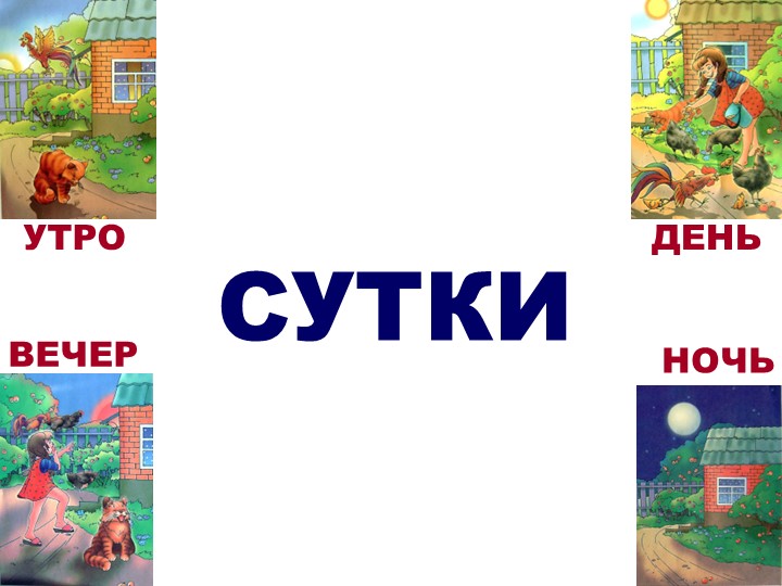 Играем вместе "Время суток" - Скачать школьные презентации PowerPoint бесплатно | Портал бесплатных презентаций school-present.com