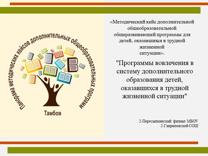 Презентация по доп.образованию на тему: "«Панорама методических кейсов дополнительных общеобразовательных программ» . - Скачать школьные презентации PowerPoint бесплатно | Портал бесплатных презентаций school-present.com